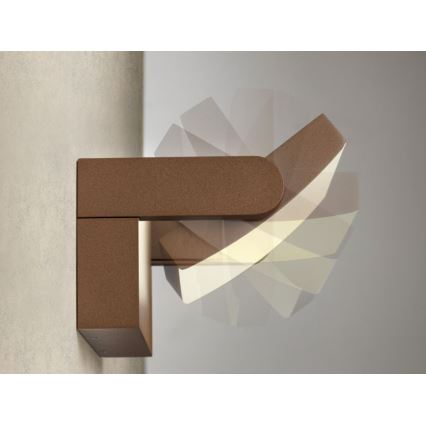 Redo 90588 - LED kültéri fali lámpa érzékelővel FLIP LED/20W/230V 3000K CRI 90 IP54 barna