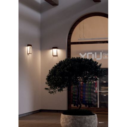 Redo 90604 - LED kültéri fali lámpatest STAND LED/20W/230V 3000K CRI 90 IP65 barna