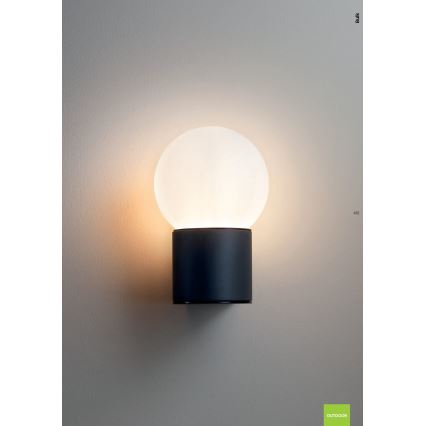 Redo 90640 - Kültéri fali lámpa BULK 1xE27/28W/230V IP44 antracit