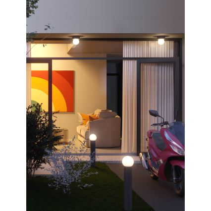 Redo 90642 - Kültéri lámpa BULK 1xE27/28W/230V 50 cm IP44 antracit