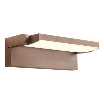 Redo 90716 - LED kültéri fali lámpa FLIP LED/40W/230V 3000/4000/5000K CRI 90 IP54 barna