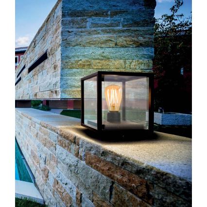 Redo 9109 - VITRA kültéri lámpa 1xE27/15W/230V IP54 fekete