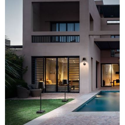 Redo 9127 - LED Kültéri lámpa GIORGIO LED/7W/230V IP65 fekete