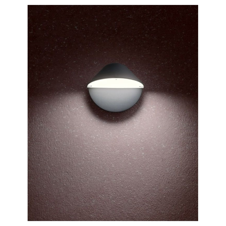 Redo 9496 - LED Kültéri fali lámpa PACMAN LED/8W/230V IP44 antracit