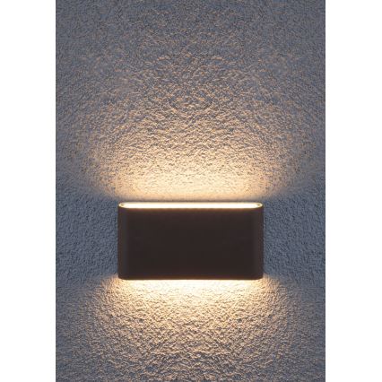 Redo 9623 - LED Kültéri fali lámpa POCKET 2xLED/6W/230V IP54 antracit