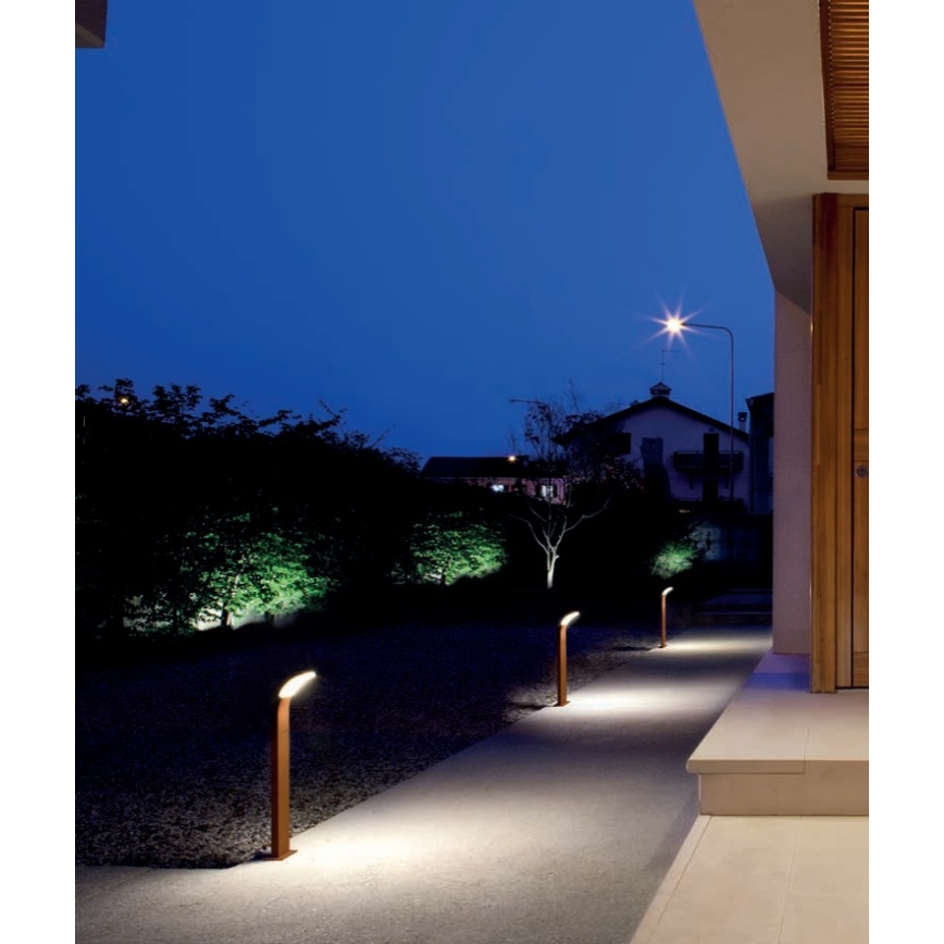 Redo 9717 - LED Kültéri lámpa SLIDER LED/7W/230V IP54 barna