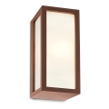 Redo 9897 - Kültéri fali lámpa  BRICK 1xE27/23W/230V IP54 barna