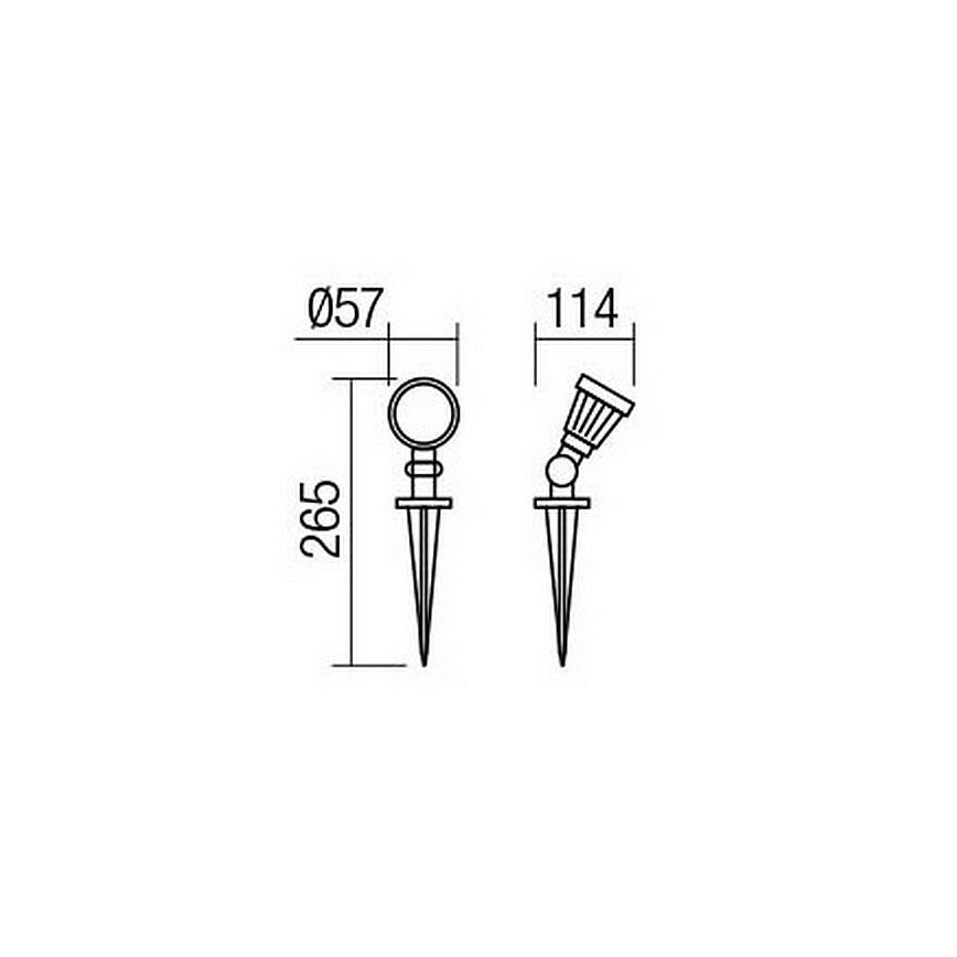 Redo 9998 - LED Kültéri lámpa TIM LED/5W/230V 4000K IP65