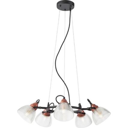 Redo A01-1451 - Pótlámpabúra a RIDGE E27 csillárhoz és állólámpához, átlátszó