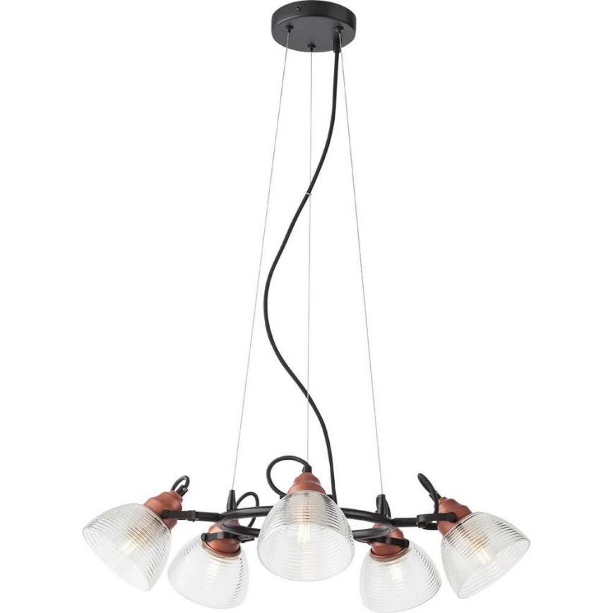 Redo A01-1451 - Pótlámpabúra a RIDGE E27 csillárhoz és állólámpához, átlátszó