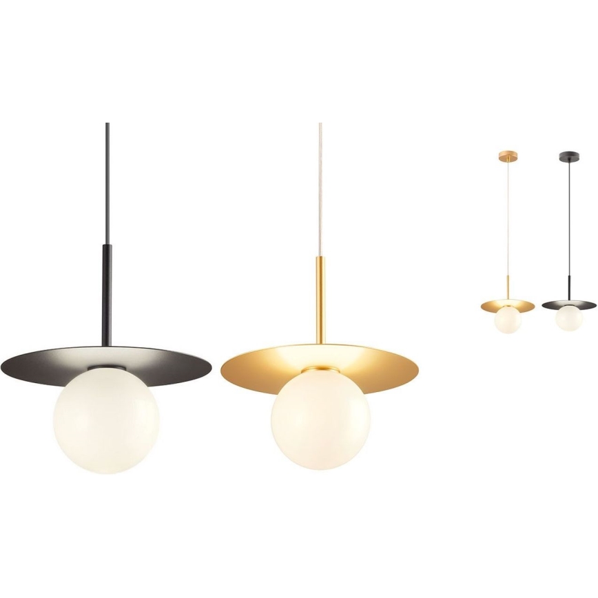 Redo UN1696_1 - Csere lámpabúra chandelier, lámpához PLATO átm. 10 cm fehér