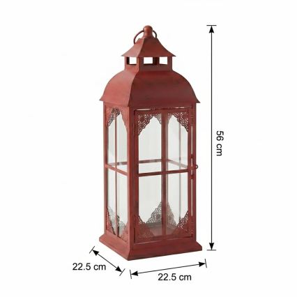 REDY dekorációs lámpás 56 cm, piros
