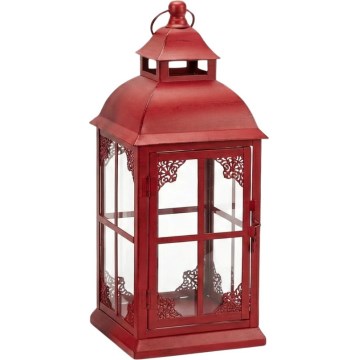 REDY dekoratív lámpás, 42 cm, piros