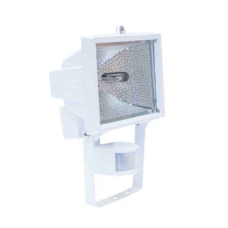 Reflektor érzékelővel R7s/500W/230V IP44 fehér