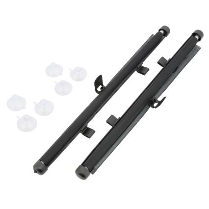 Reteszeléssel ellátott napellenző tapadókorongokhoz 42 cm 2 db szürke