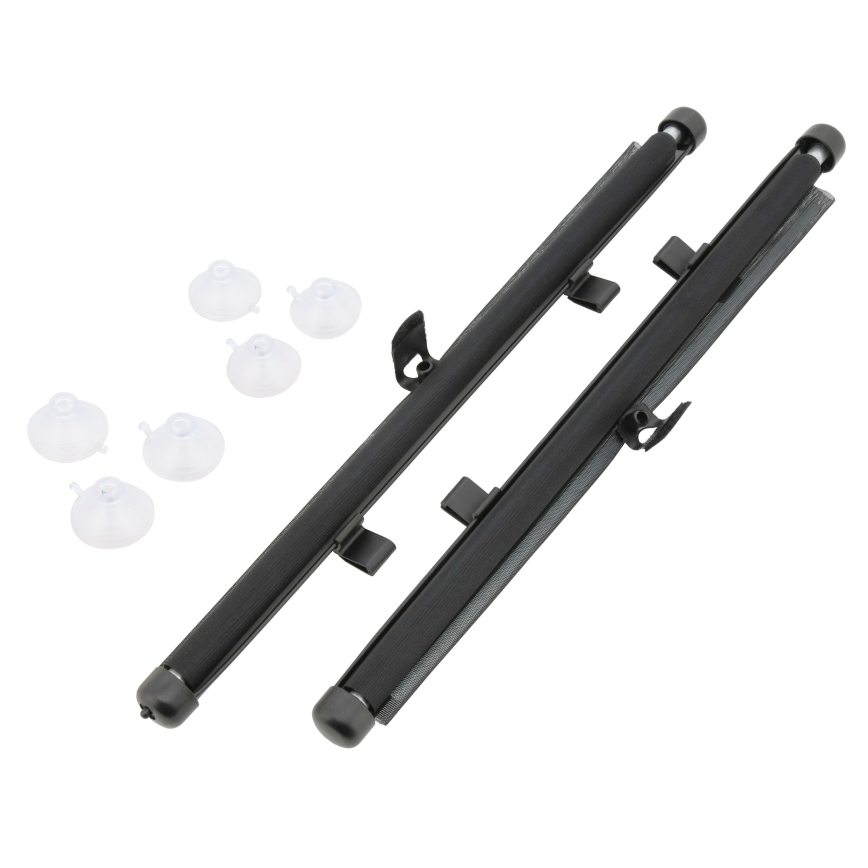 Reteszeléssel ellátott napellenző tapadókorongokhoz 42 cm 2 db szürke