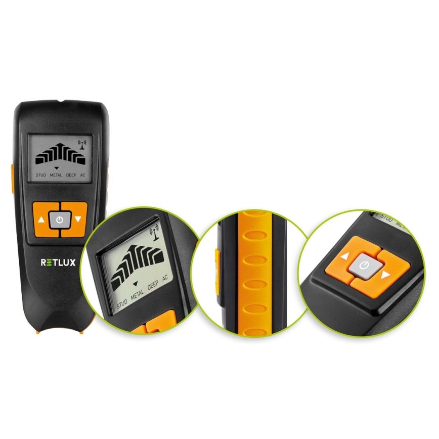 Digitális felszín alatti detektor 4in1 9V 1x6LR61