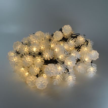 LED kültéri fényfüzér 80xLED/25m IP44 meleg fehér