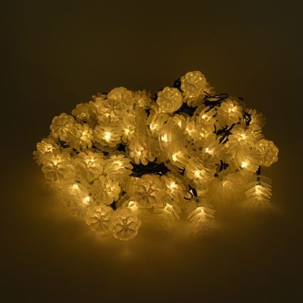 LED kültéri fényfüzér 80xLED/25m IP44 meleg fehér
