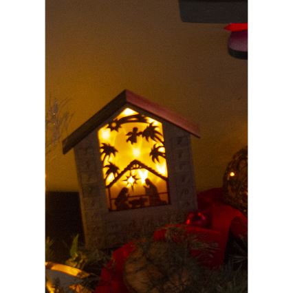 LED Adventi naptár LED/2xAA fa