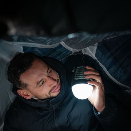 Retlux - LED hordozható újratölthető lámpa rovarcsapdával LED/5W/1800 mAh IP44 fekete
