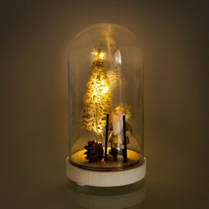 LED Karácsonyi dekoráció 3xLED/1xCR2032 meleg fehér