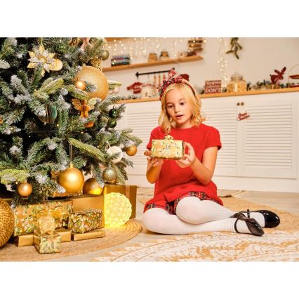 LED karácsonyi dekoráció LED/230V/meleg fehér gömb