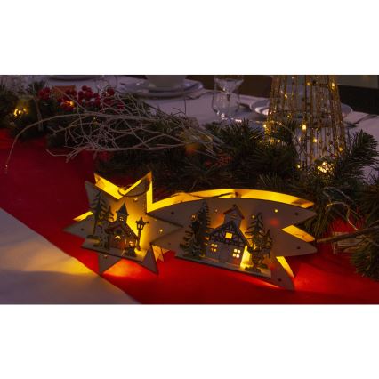 LED Karácsonyi dekoráció LED/2xAA üstökös