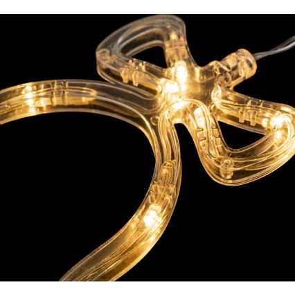 LED karácsonyi dekoráció LED/3xAAA/meleg fehér harang