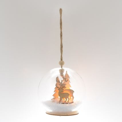 LED Karácsonyi dekoráció LED/3xLR44 meleg fehér