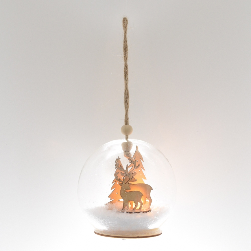 LED Karácsonyi dekoráció LED/3xLR44 meleg fehér