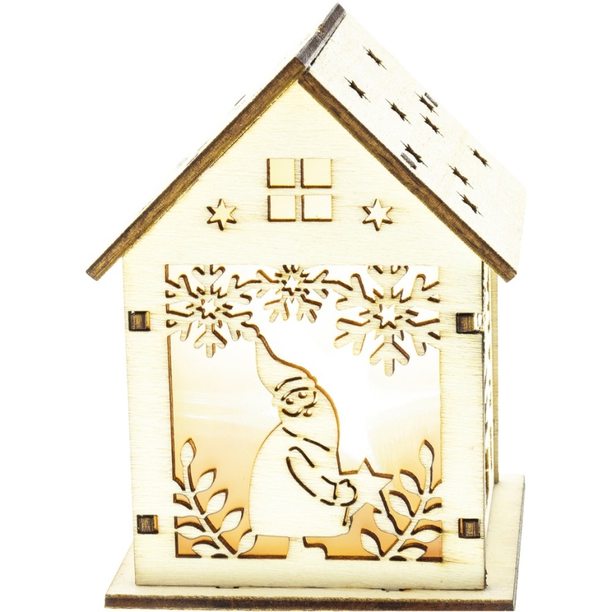 LED karácsonyi dekoráció LED/2xLR44 meleg fehér