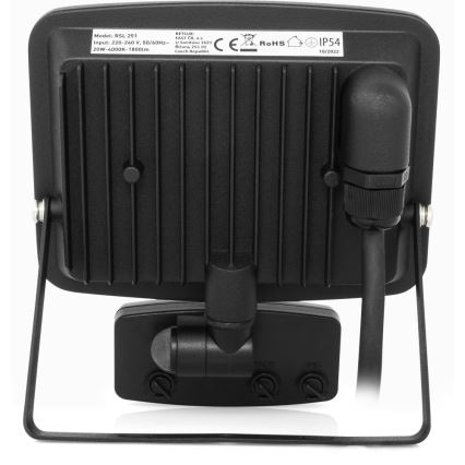 LED keret nélküli reflektor érzékelővel LED/20W/230V 4000K IP65