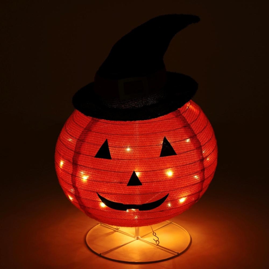 LED kültéri dekoráció HALLOWEEN LED/3xAA/meleg fehér IP44 pumpkin