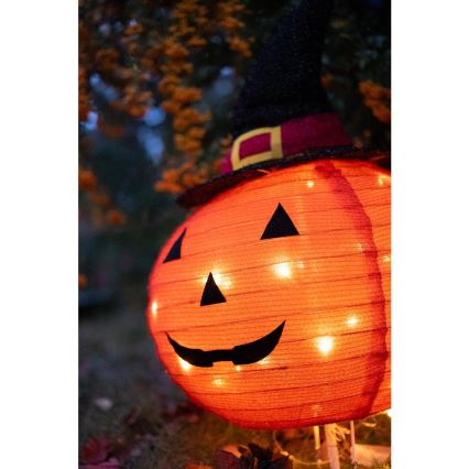 LED kültéri dekoráció HALLOWEEN LED/3xAA/meleg fehér IP44 pumpkin