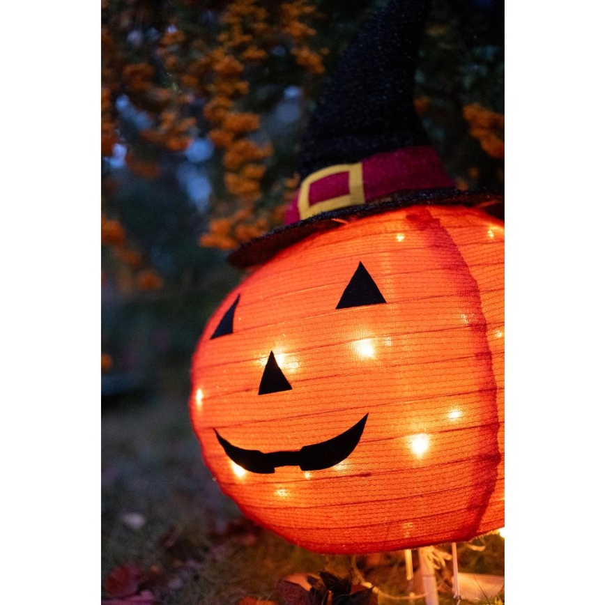 LED kültéri dekoráció HALLOWEEN LED/3xAA/meleg fehér IP44 pumpkin