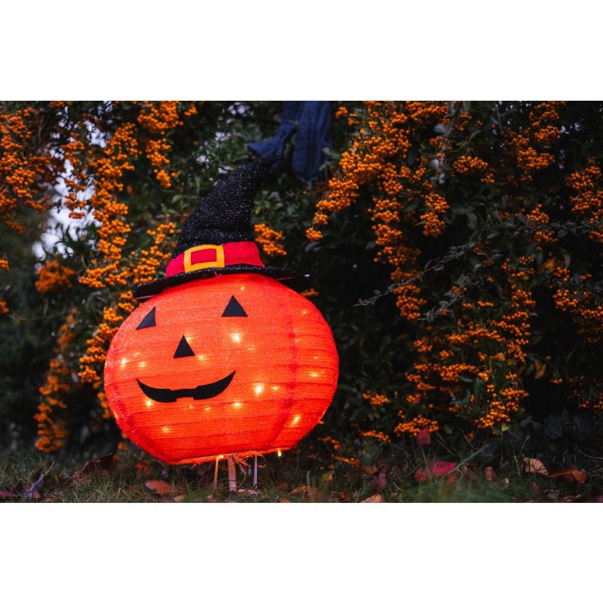 LED kültéri dekoráció HALLOWEEN LED/3xAA/meleg fehér IP44 pumpkin