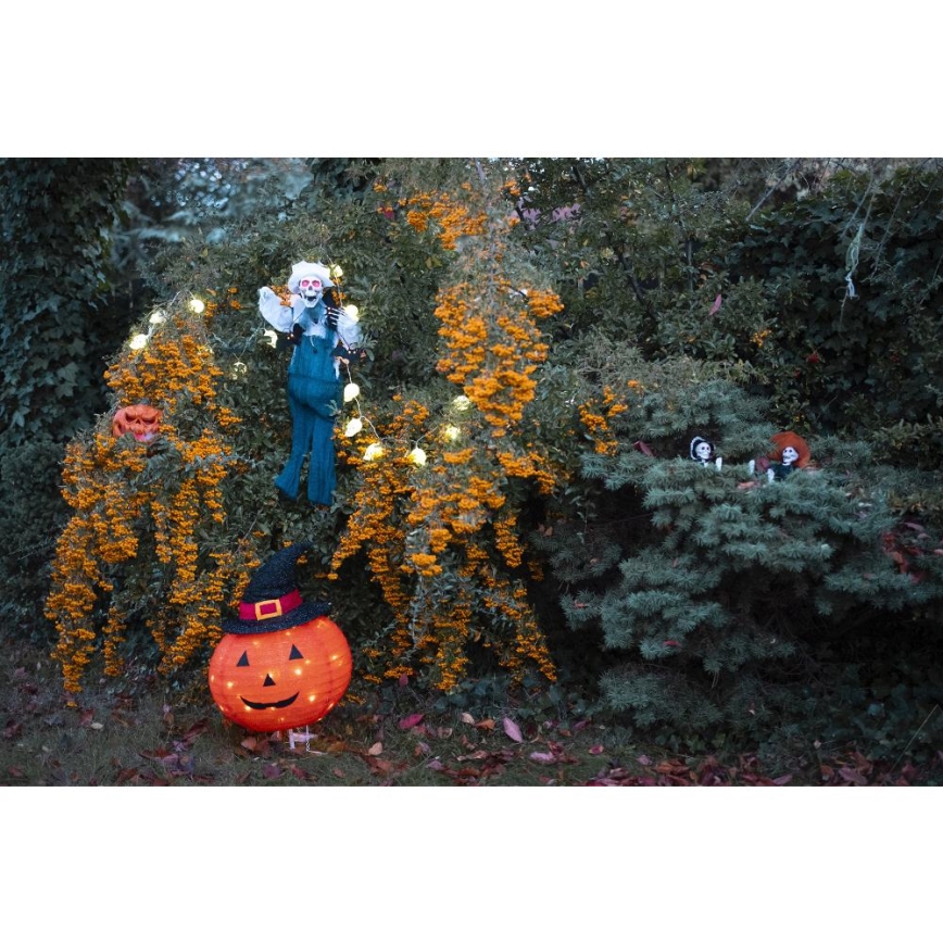 LED kültéri dekoráció HALLOWEEN LED/3xAA/meleg fehér IP44 pumpkin