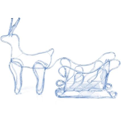 LED Kültéri karácsonyi dekoráció LED/12W/230V IP44 rénszarvas