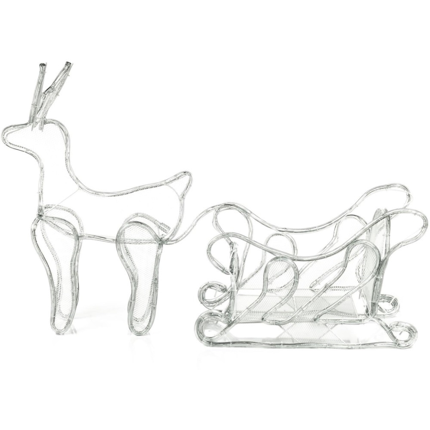 LED Kültéri karácsonyi dekoráció LED/12W/230V IP44 rénszarvas