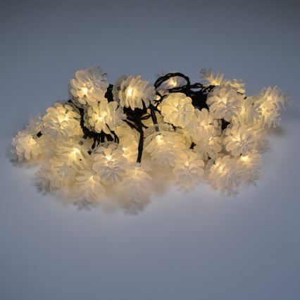 LED kültéri karácsonyi fényfüzér 40xLED/15m IP44 meleg fehér