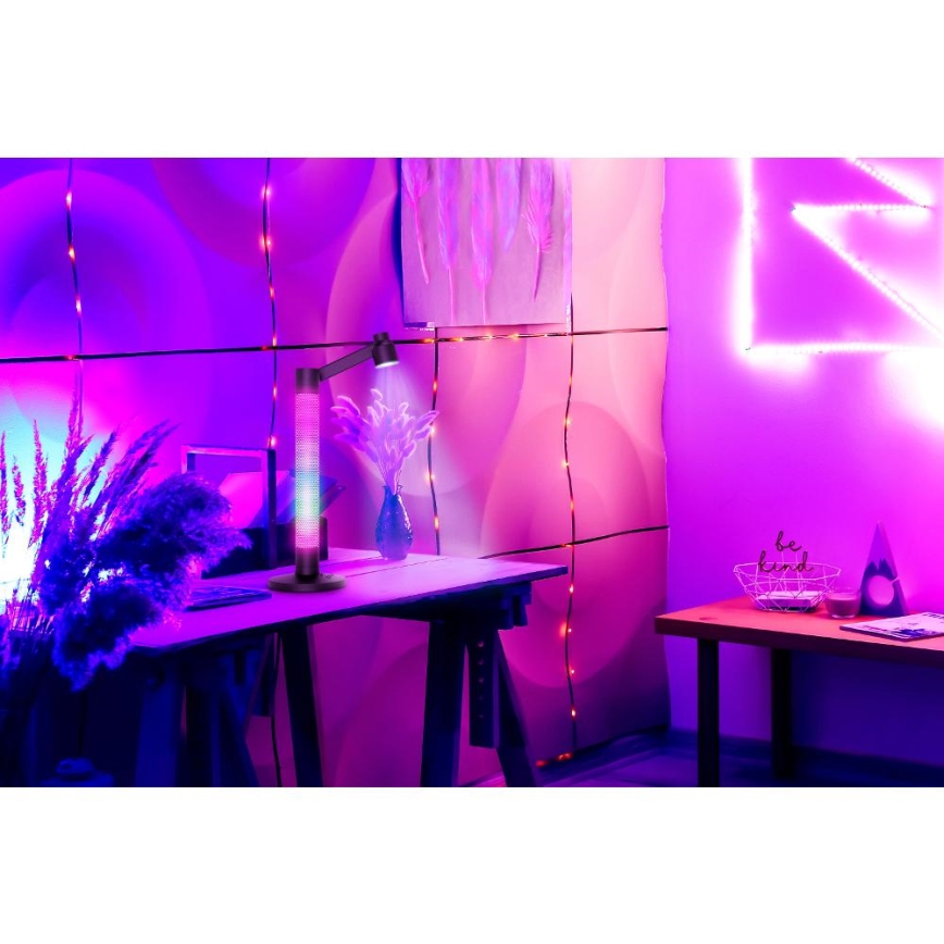 LED RGBW állítható fényerejű asztali lámpa LED/10W/5V 2700-6000K Wi-Fi Tuya + távirányító