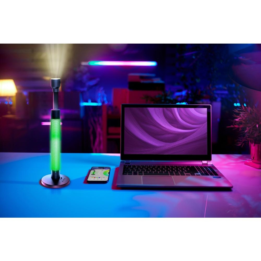 LED RGBW állítható fényerejű asztali lámpa LED/10W/5V 2700-6000K Wi-Fi Tuya + távirányító