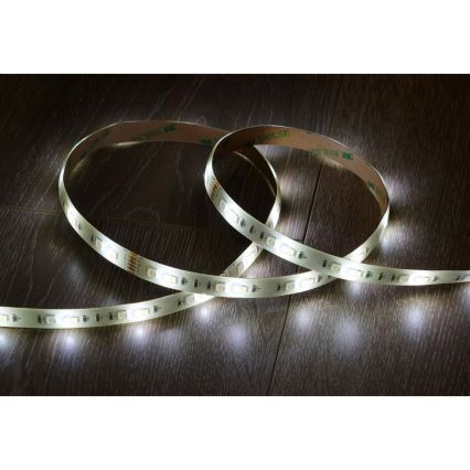 LED RGBW okos, állítható fényerejű szalag 5m LED/230V 2700-6500K Wi-Fi Tuya + távirányító