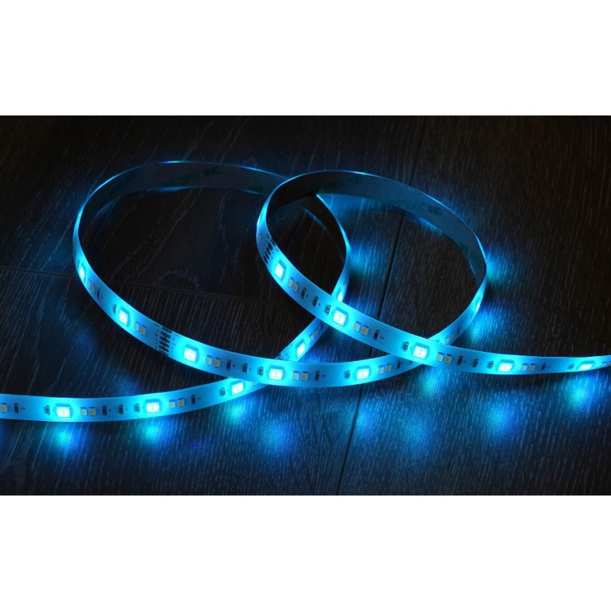 LED RGBW okos, állítható fényerejű szalag 5m LED/230V 2700-6500K Wi-Fi Tuya + távirányító