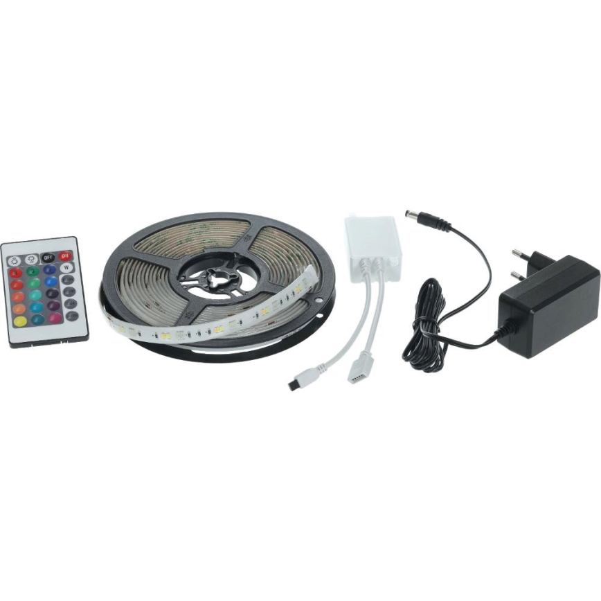 LED RGBW okos, állítható fényerejű szalag 5m LED/230V 2700-6500K Wi-Fi Tuya + távirányító