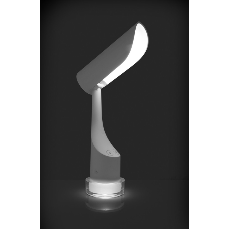 LED RGBW állítható fényerejű, újratölthető asztali lámpa LED/5W/5V 2000 mAh 3000/6000K fehér