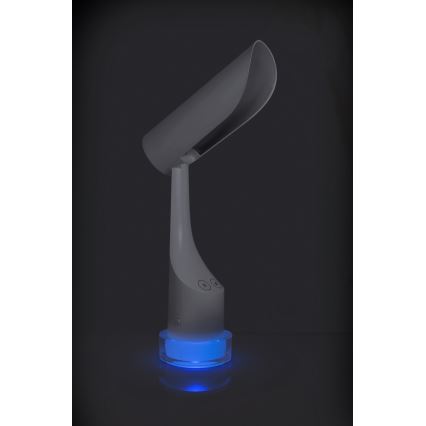 LED RGBW állítható fényerejű, újratölthető asztali lámpa LED/5W/5V 2000 mAh 3000/6000K fehér
