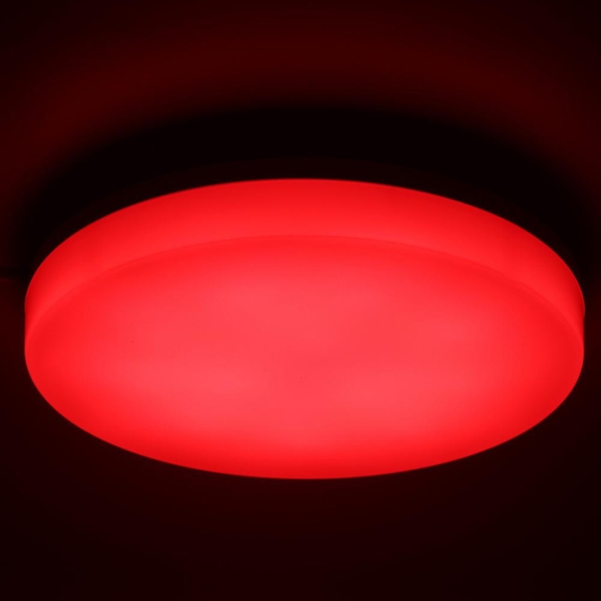 LED RGBW Dimmelhető fürdőszobai mennyezeti lámpa LED/20W/230V Wi-Fi IP44 fehér