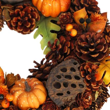 Őszi koszorú HALLOWEEN átm. 35 cm